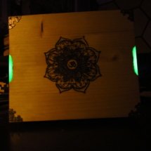 Glowing Stash box mandala