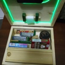 Glowing box inside